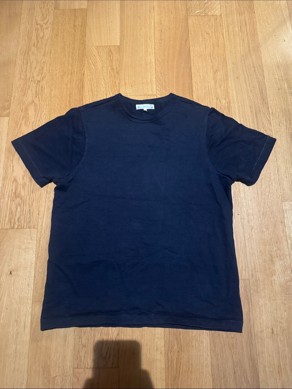 Merz b. Schwanen Super Duper Heavyweight T-Shirt - 14oz Ink Blue